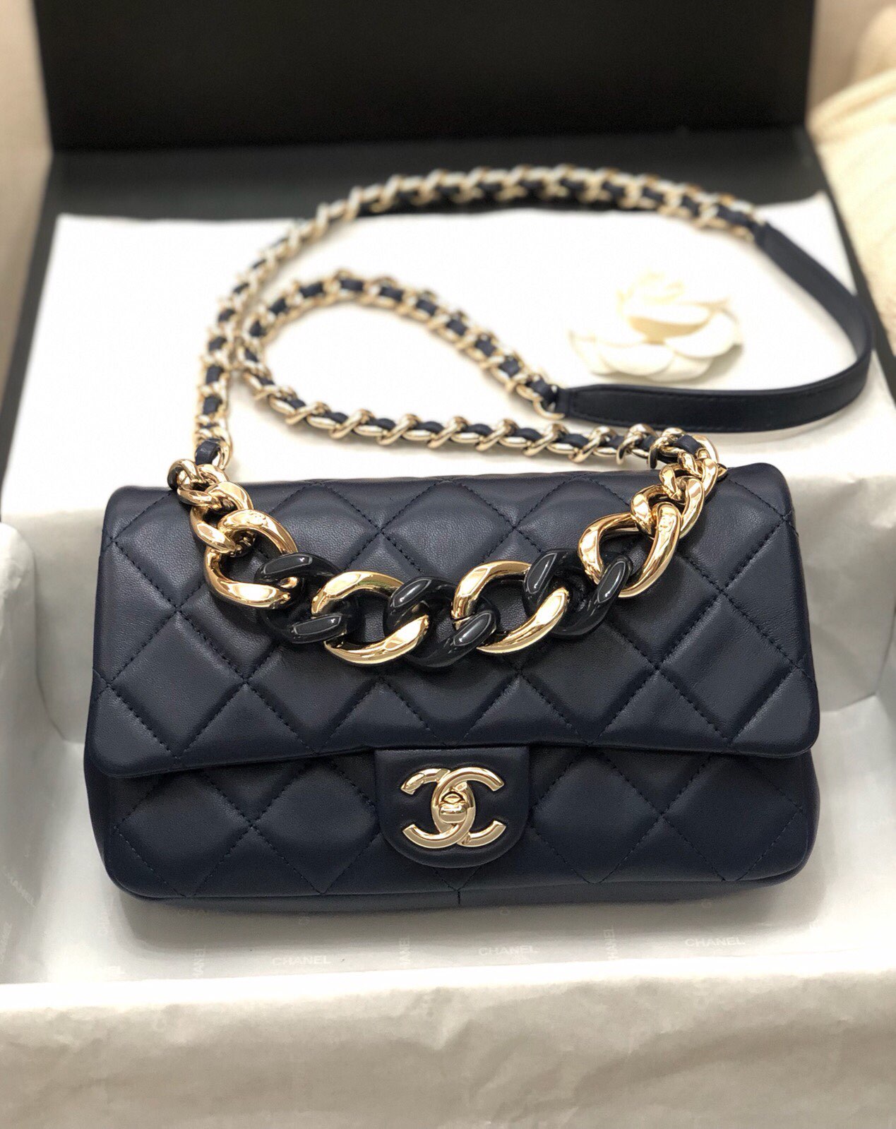 Ch@nel Cruise Flap Bag-16*24*6CM