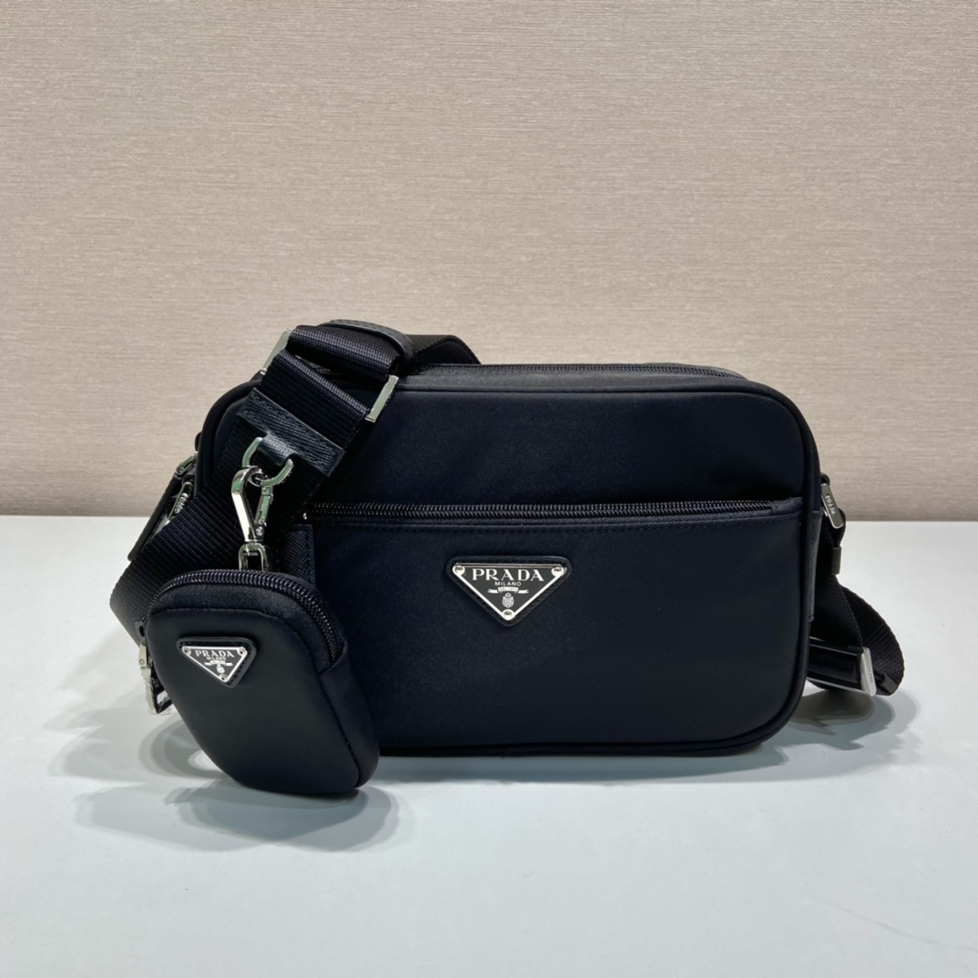 Pra*a 1bc167 crossbody bag -23*15*7cm