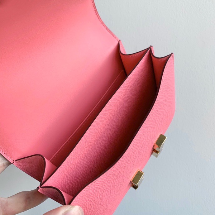 H**mes constance epsom leather-19cm