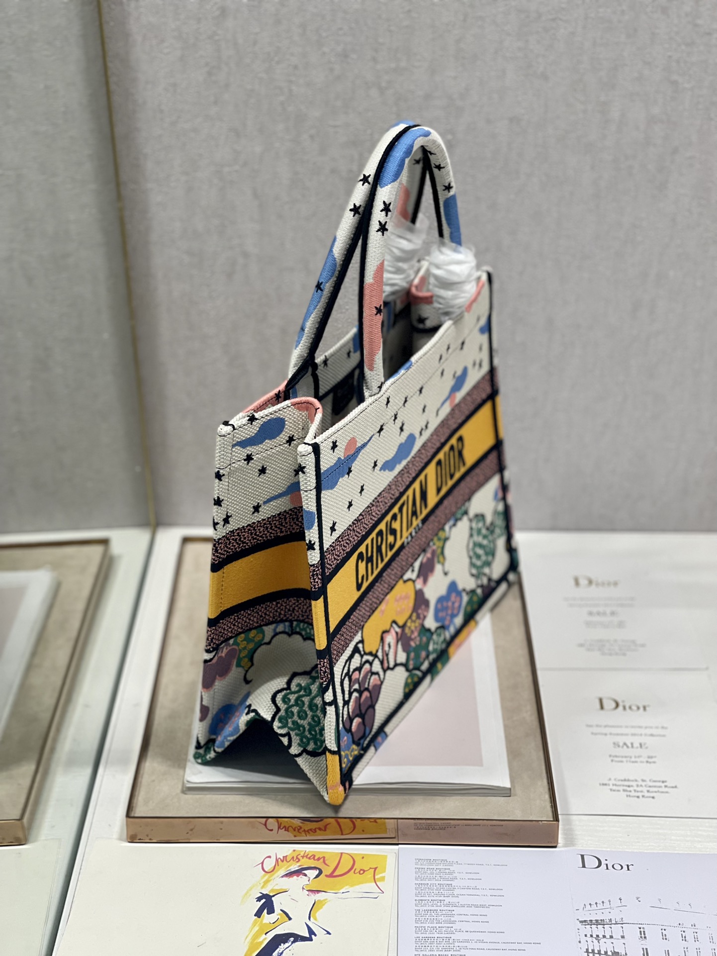 D*or small book tote-36.5cm