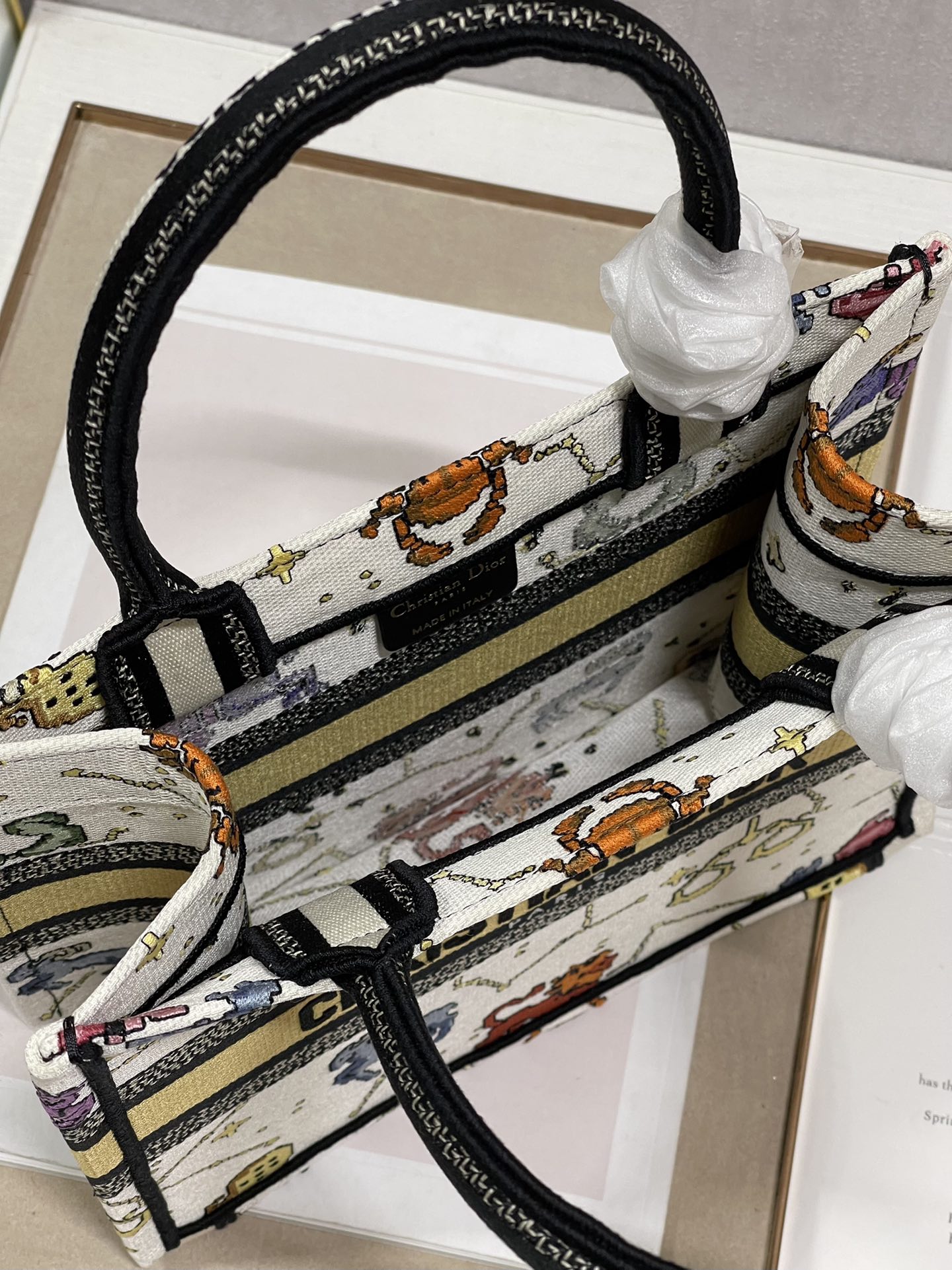 D*or small book tote-26*8*22cm