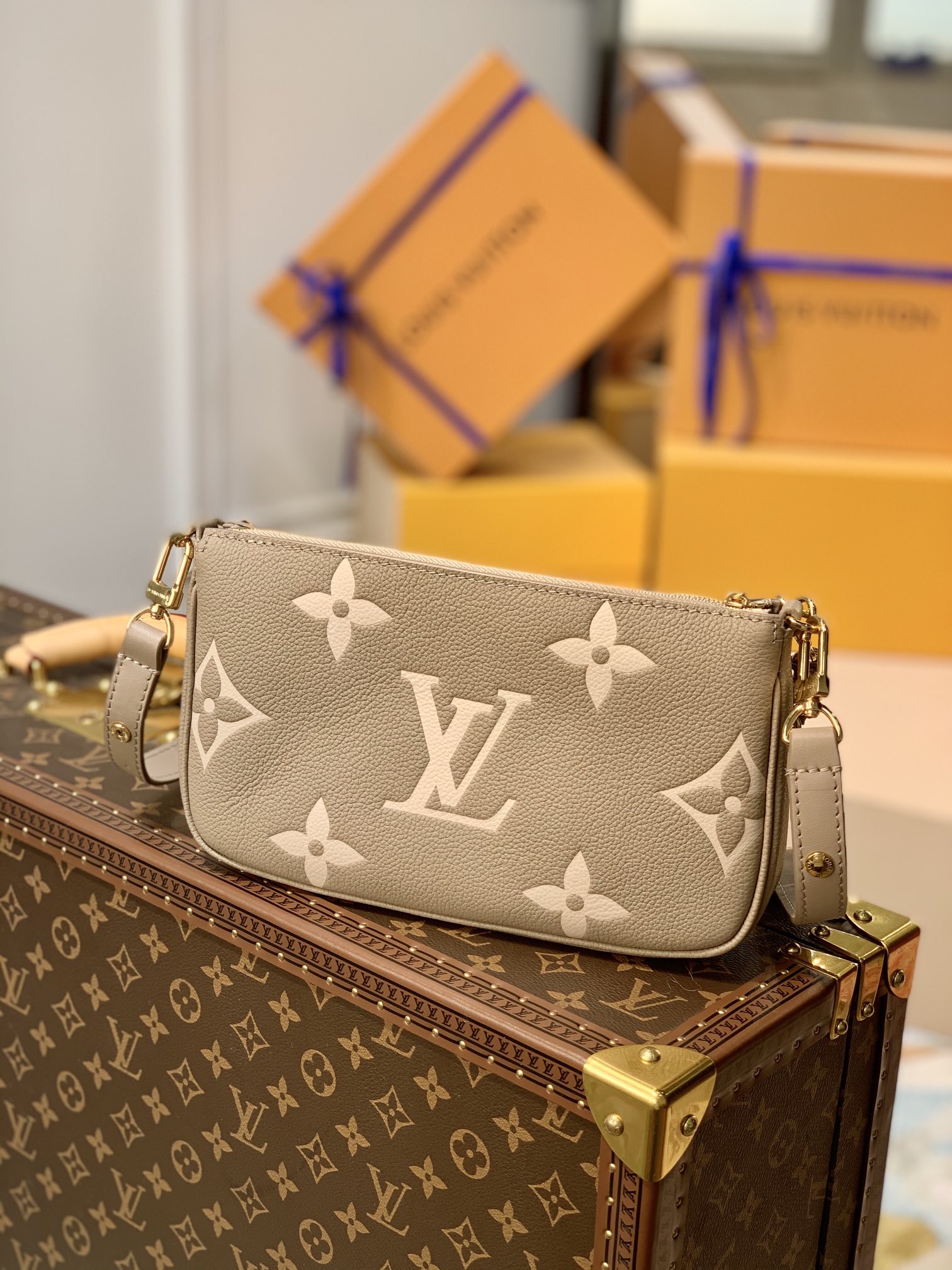 l0*is V*t0n multi pochette accessories-24 x 13.5 x 4cm