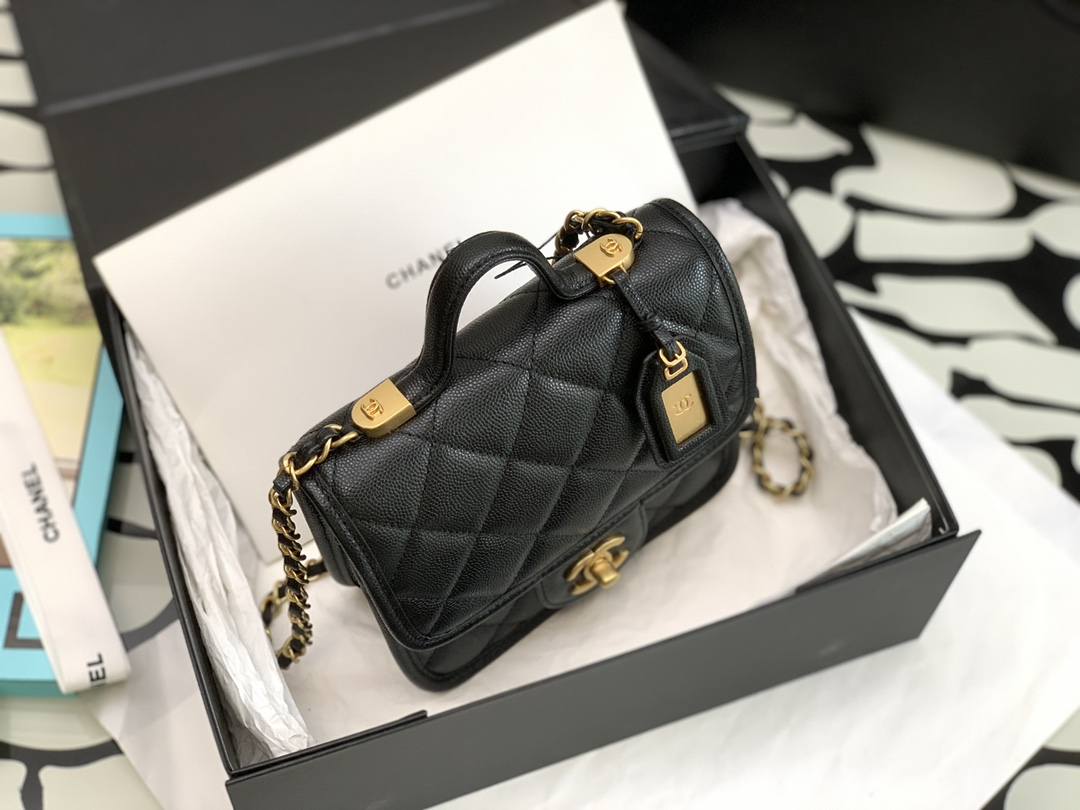 Ch@nel Flap Bag-17*20.5*6CM