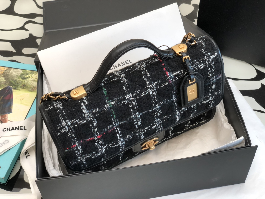 Ch@nel Flap Bag-25*21*7CM