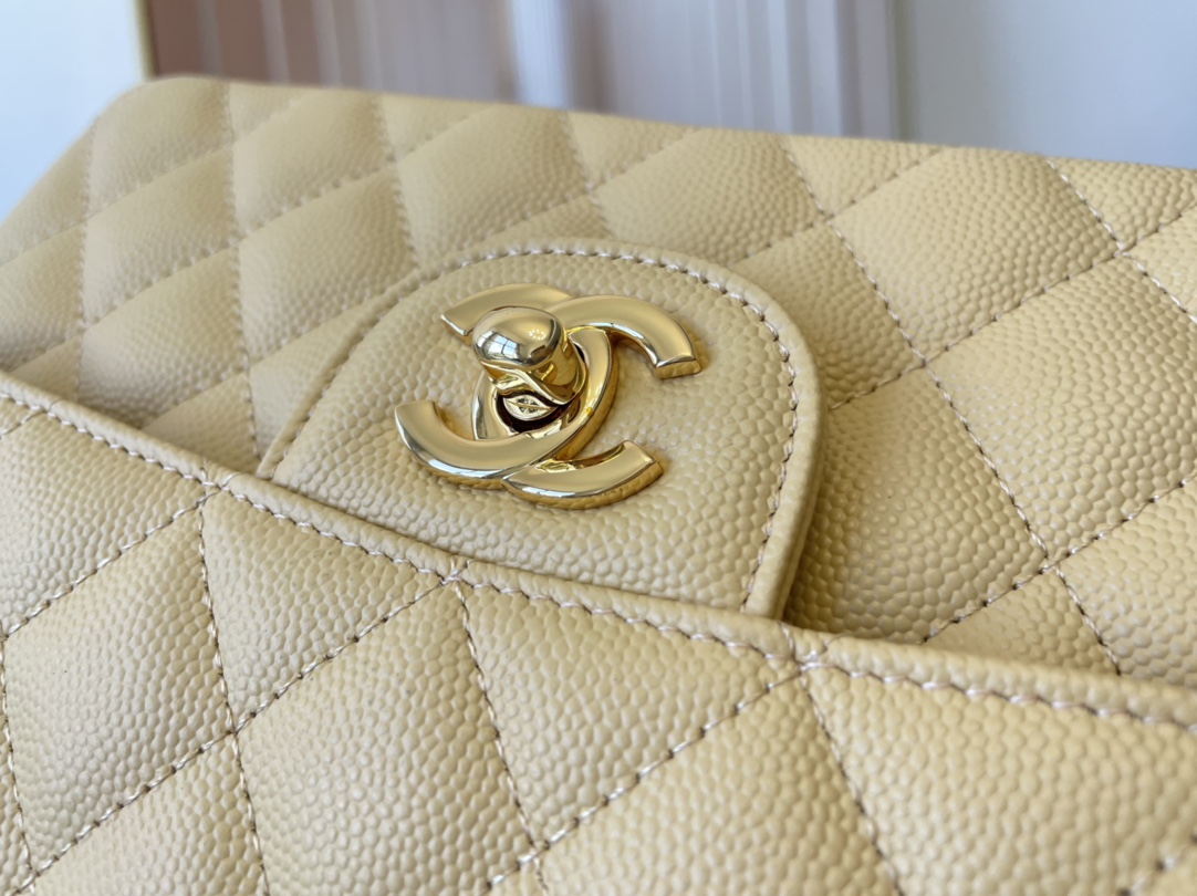 Ch@nel Flap Bag-Caviar-23CM