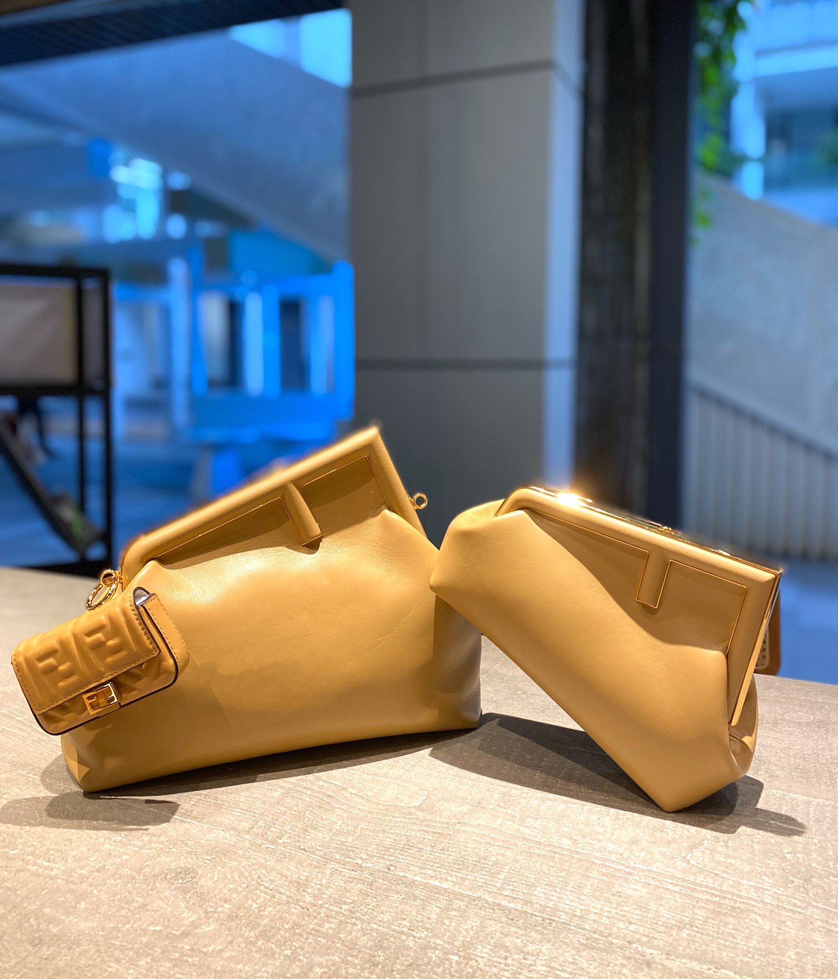 F**di first bag-26*18*9.5/32.5*23.5*15cm