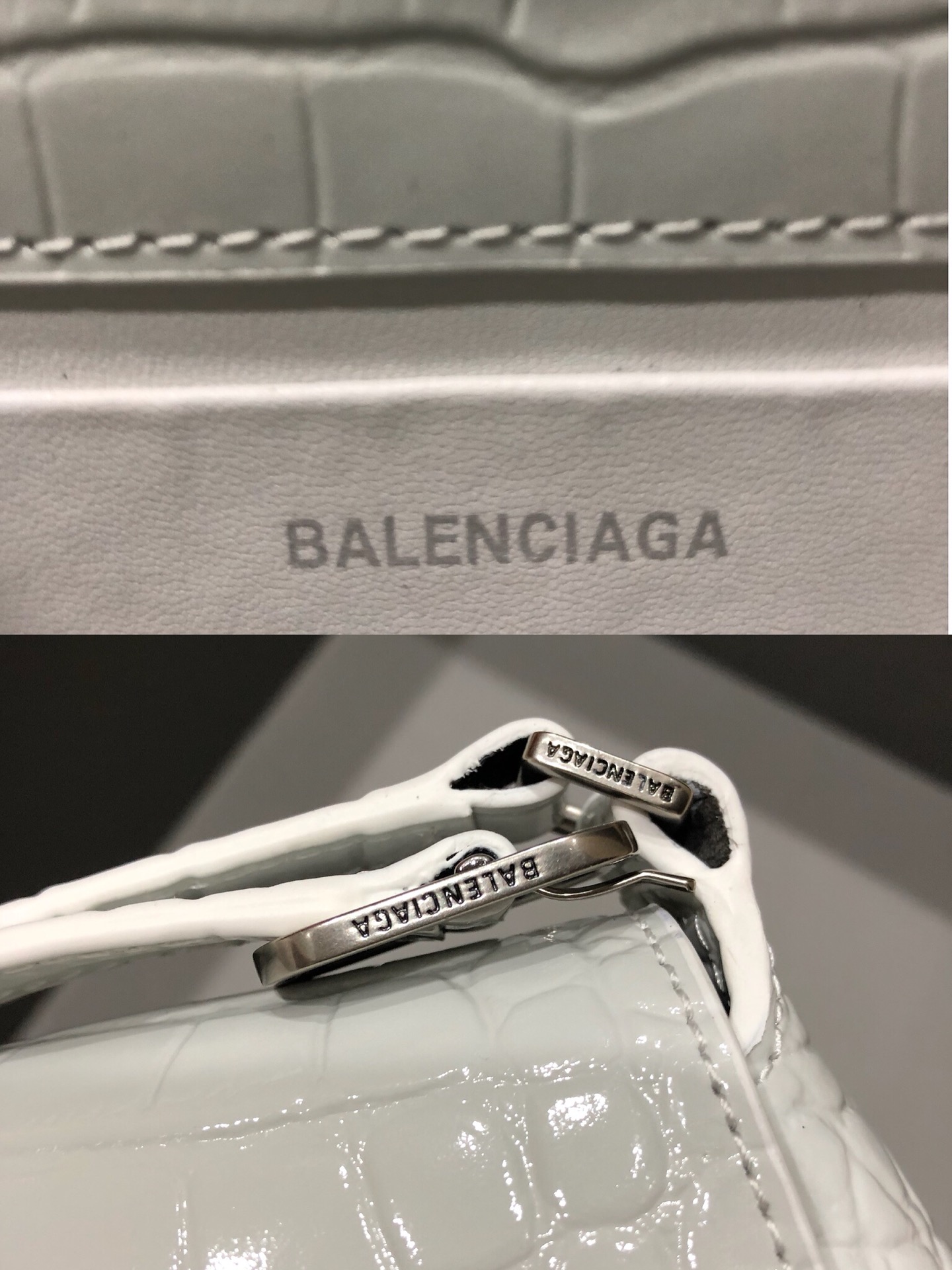 Balenciag XX Flap Bag Crocodile Embossed-27*4.8*15.5CM