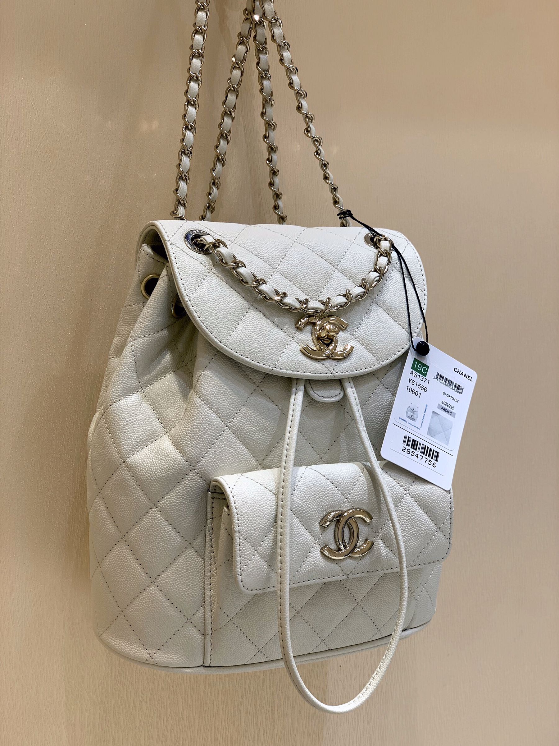 Ch@nel Backpack -22.5x24x12CM