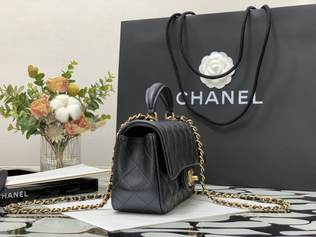 Ch@nel Flap Bag-20*13*9CM