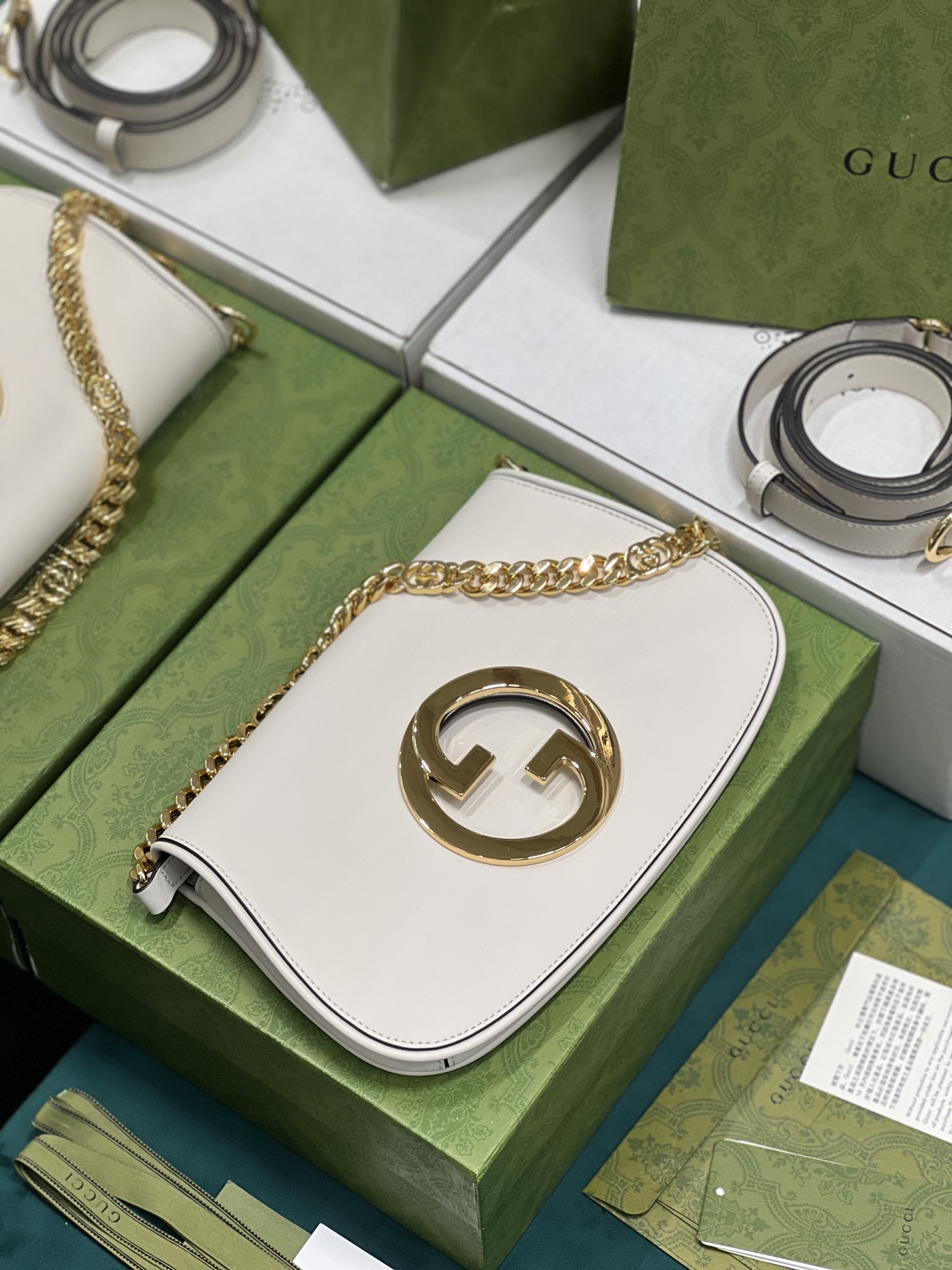 G*u*i blondie shoulder bag-28*16*4cm