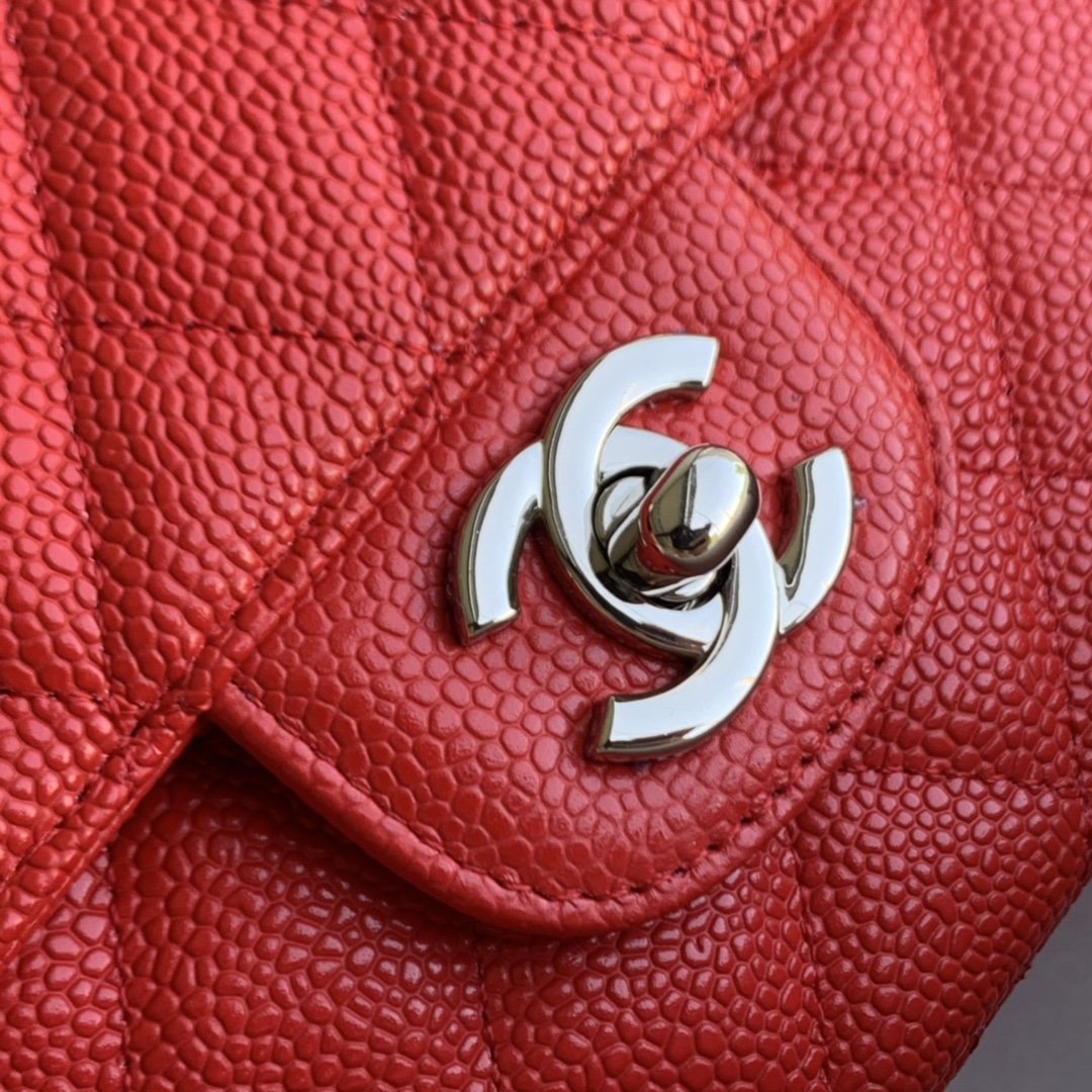 Ch@nel Flap Bag-Caviar Leather-25CM