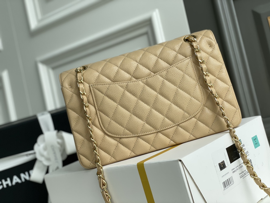 Ch@nel Flap Bag-Caviar Leather-25CM