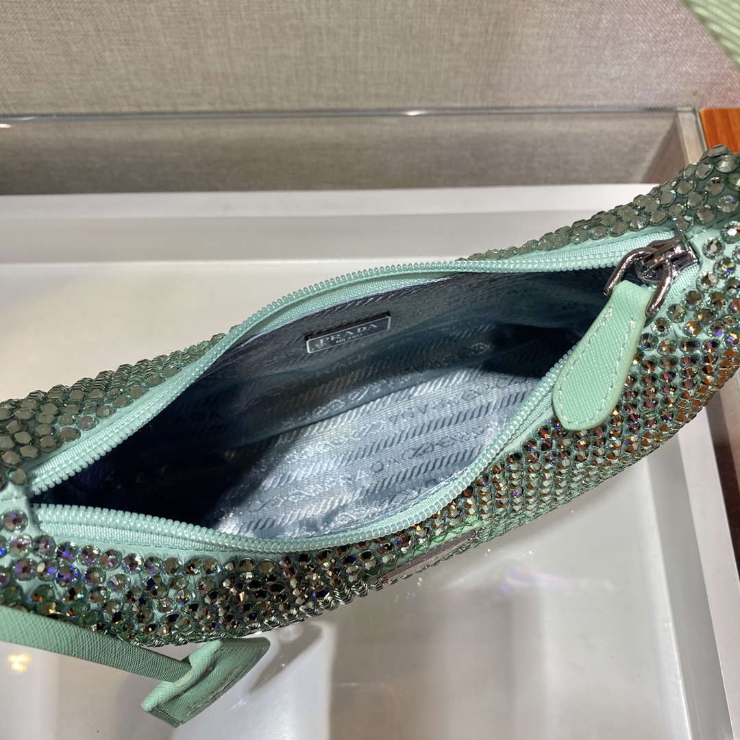 Pra*a nylon 1ne515 hobo bag-23*14*5cm