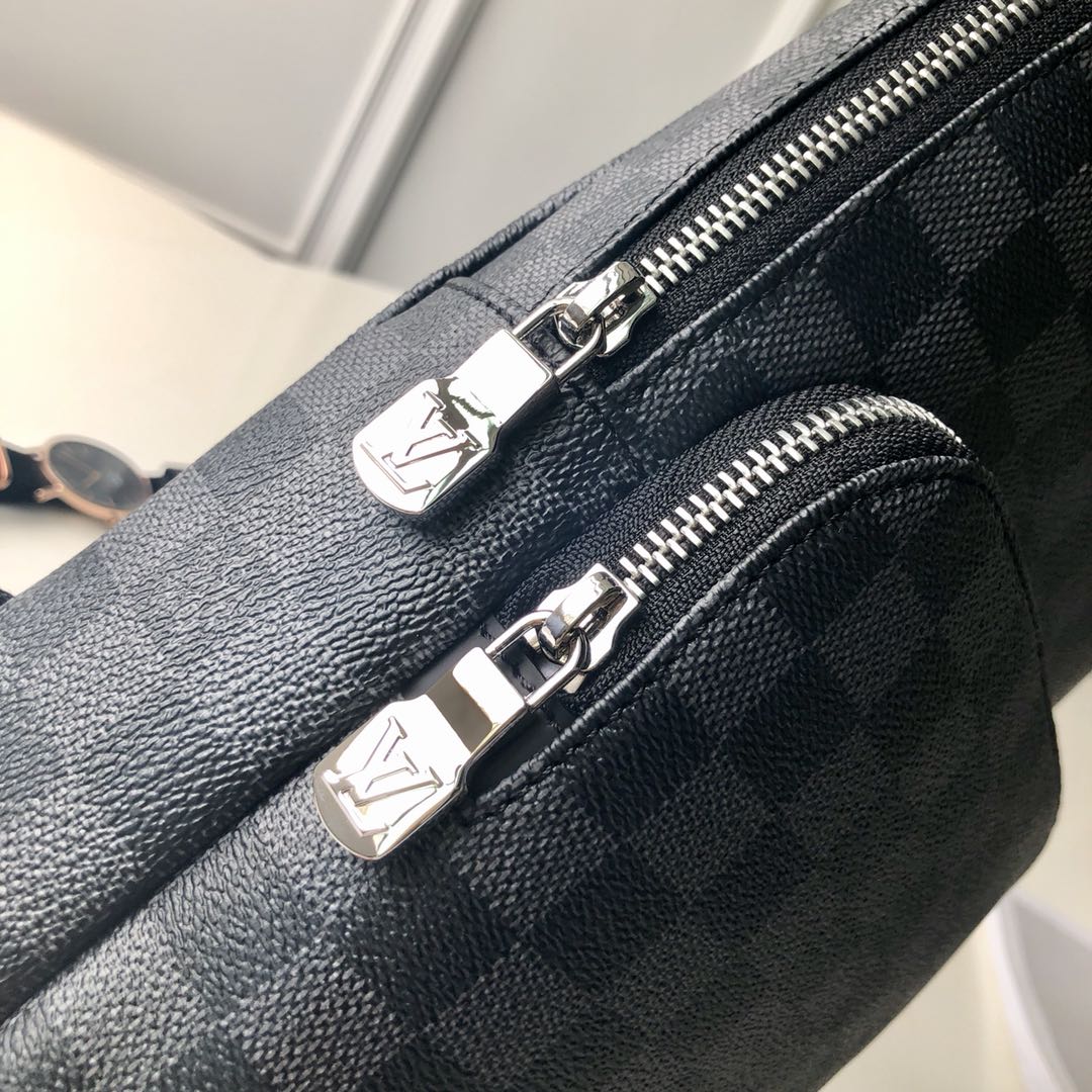 l0*is V*t0n damier graphite avenue bag-20 *31 *10cm