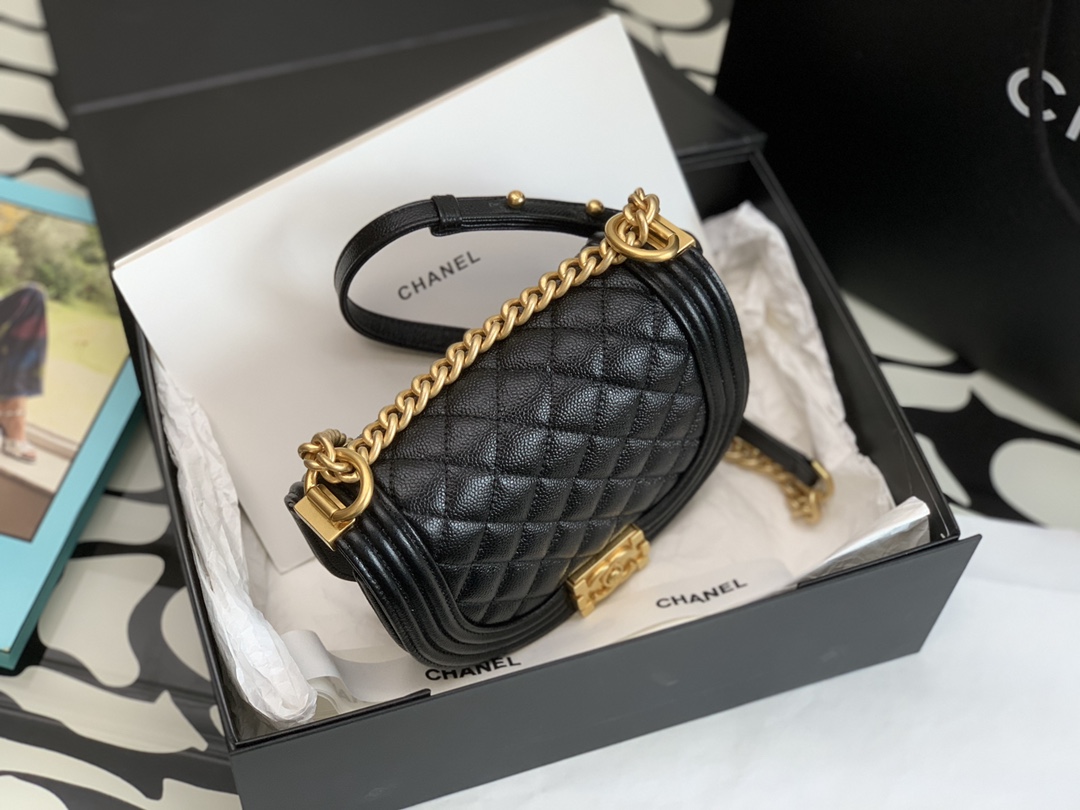 Ch@nel Boy Bag-18*12.5*6CM