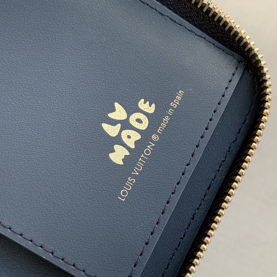 l0*is V*t0n zippy vertical wallet m63095-20*10cm