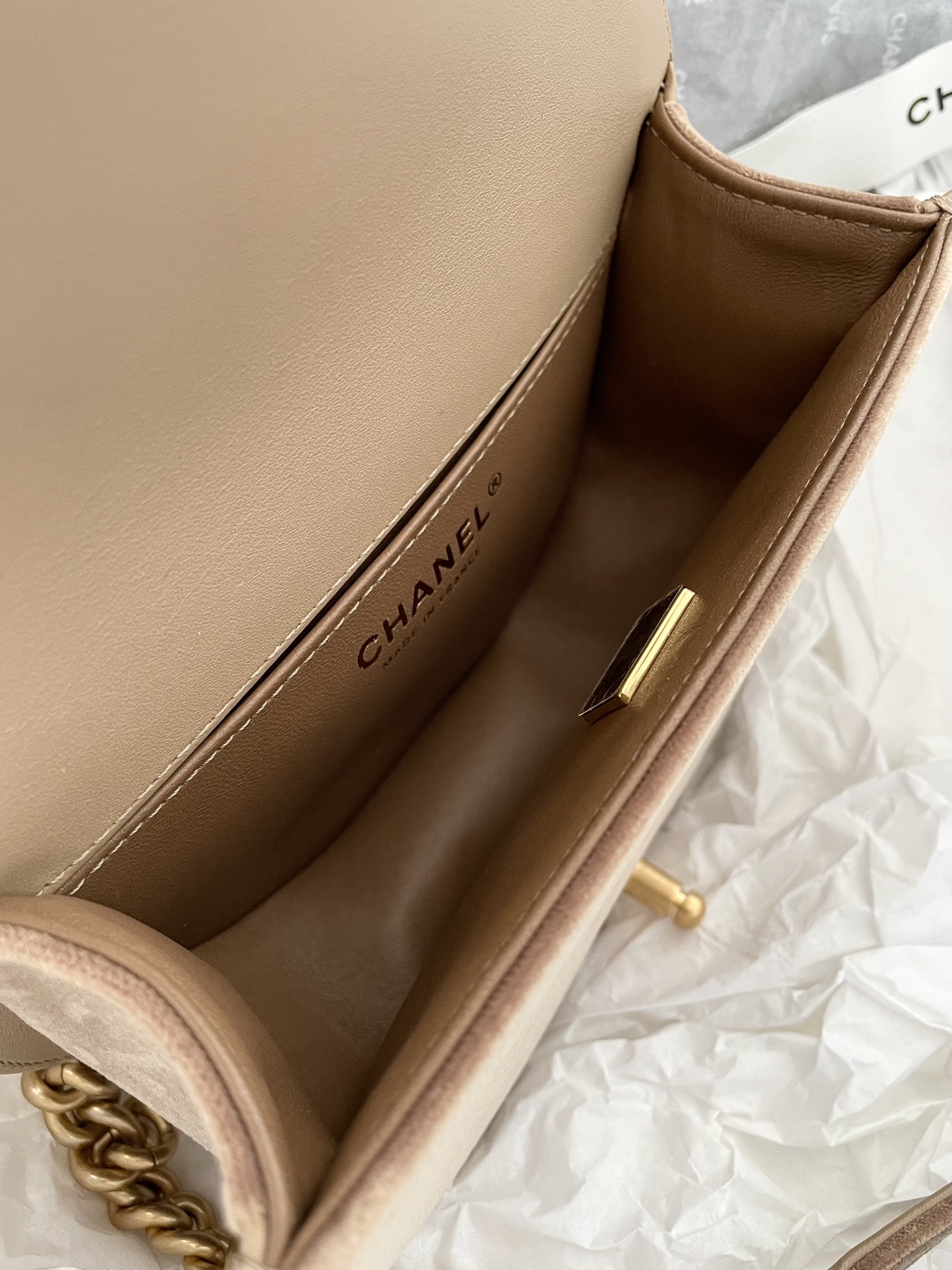 Ch@nel Boy Bag-18*12.5*6CM