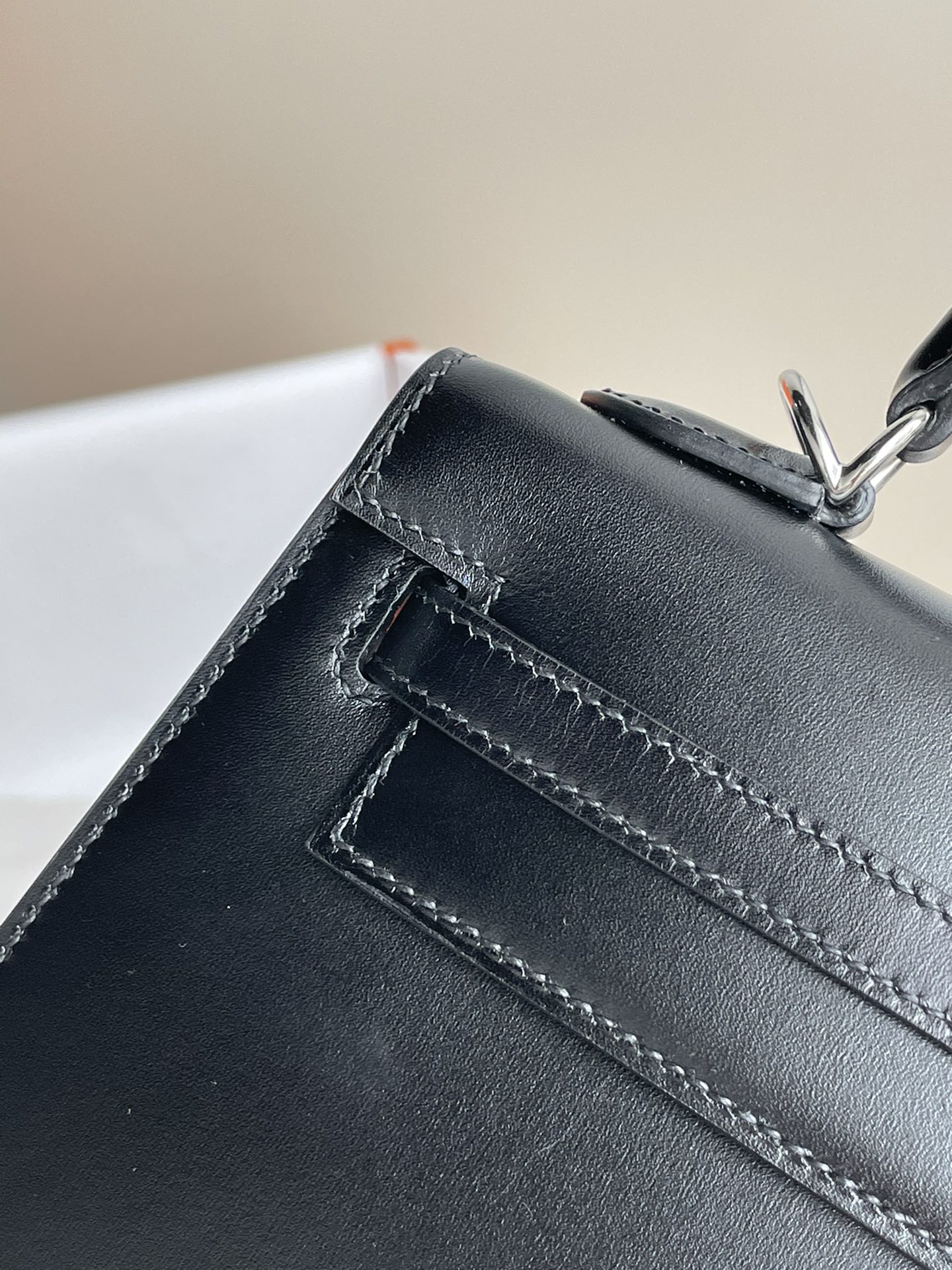 H**mes kelly 25cm-box leather