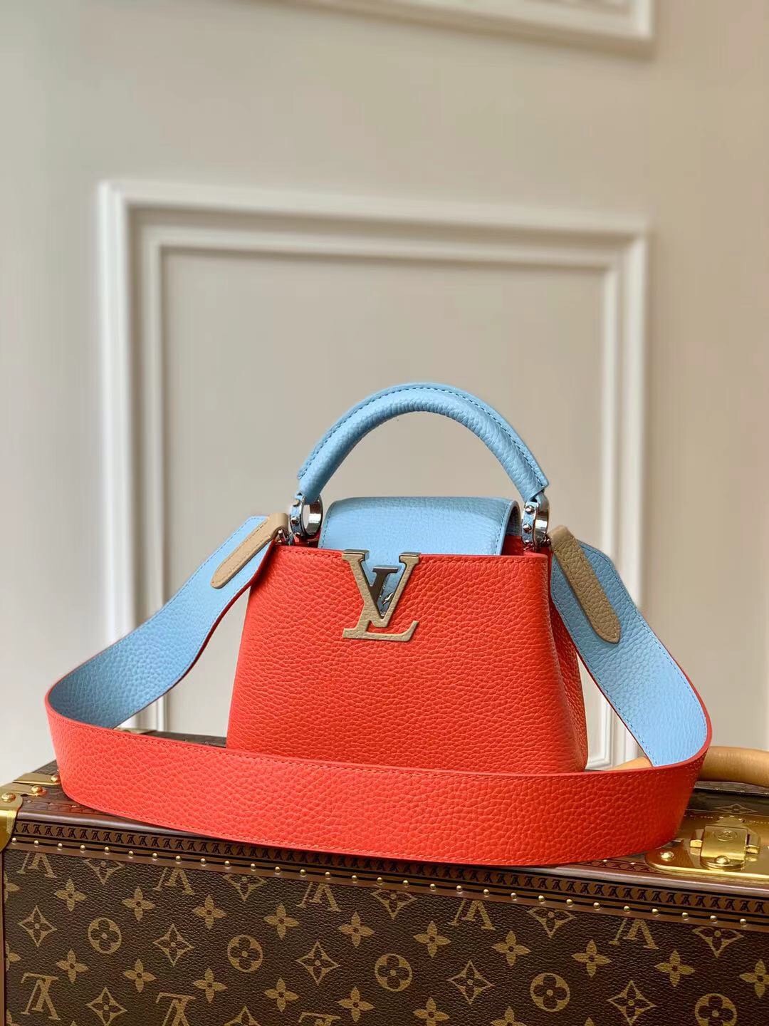 l0*is V*t0n mini capucines handlebag-21*14*8cm