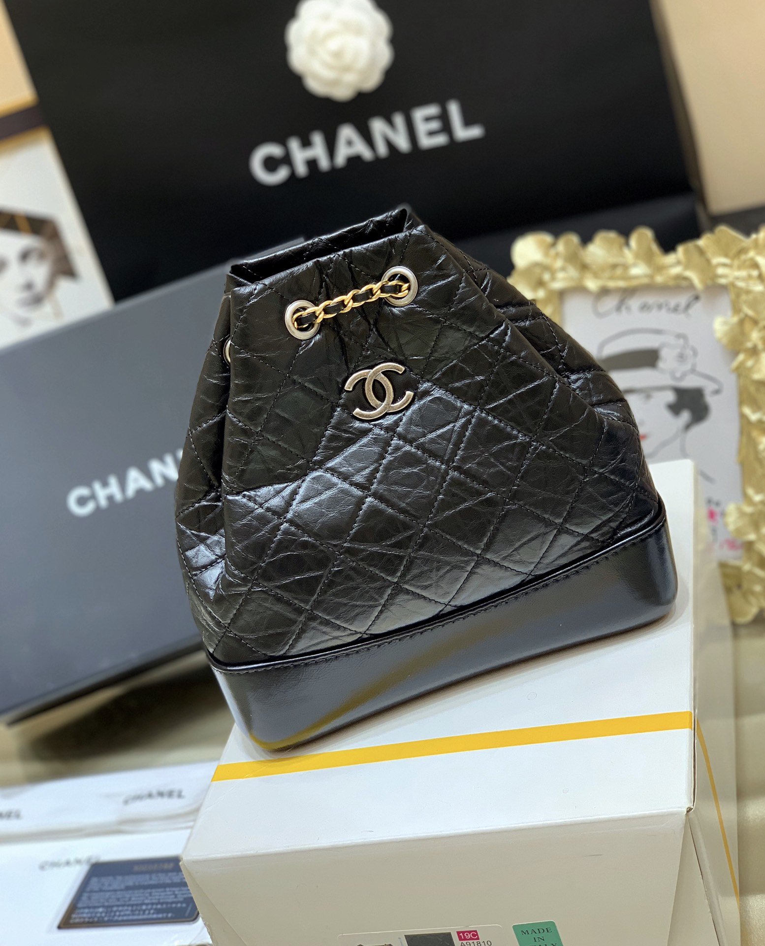 Ch@nel Gabrielle Backpack-23x22.5x10.5CM