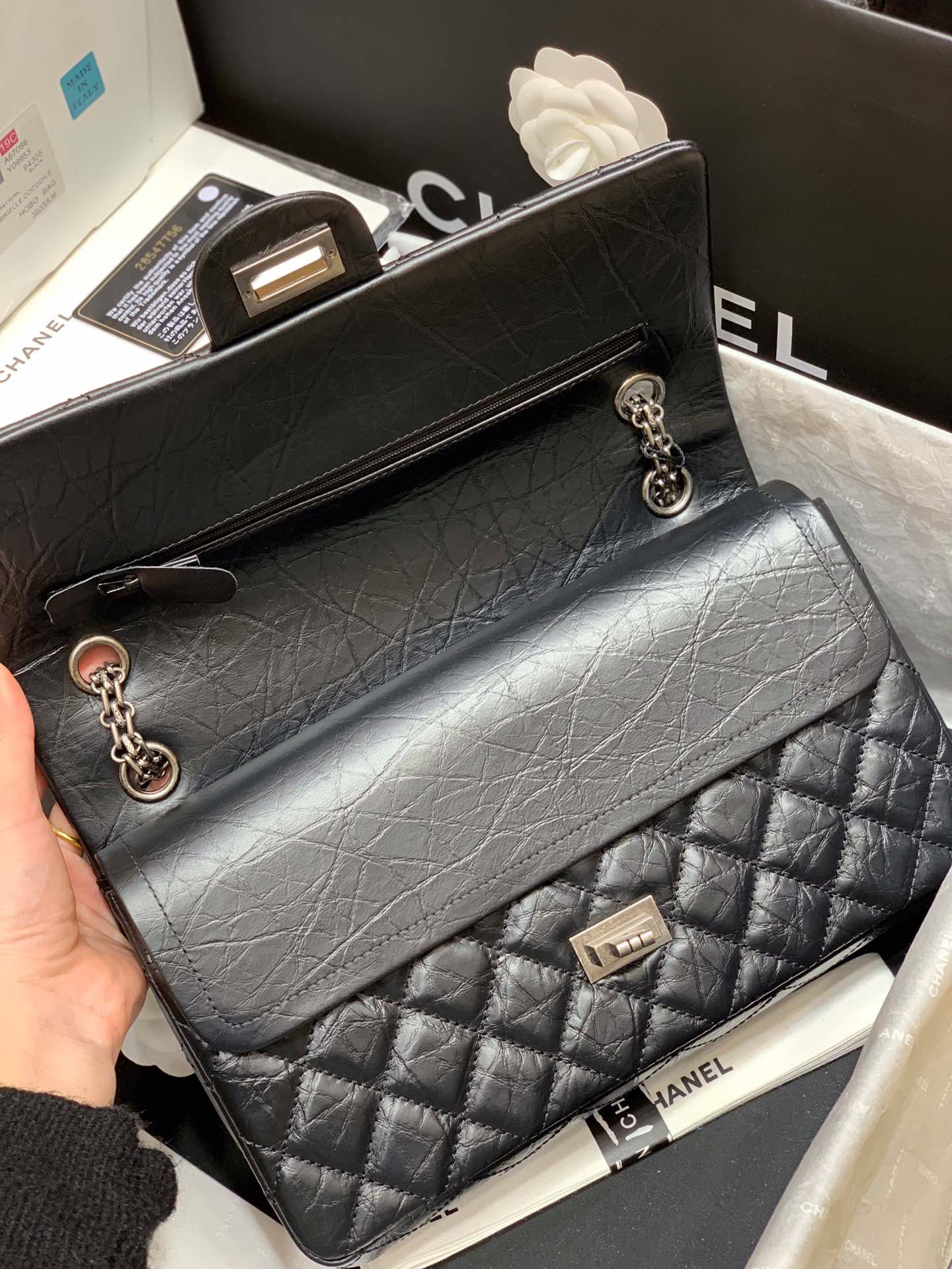 Ch@nel Reissue 2.55 Flap Bag -28CM