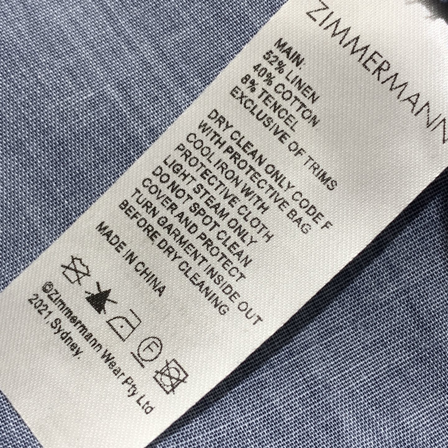 Zimmermann Floral Print Cotton-Linen Blouse & Pleated Pants Set