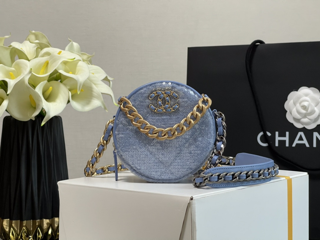 Ch@nel 19 Round Mini Bag