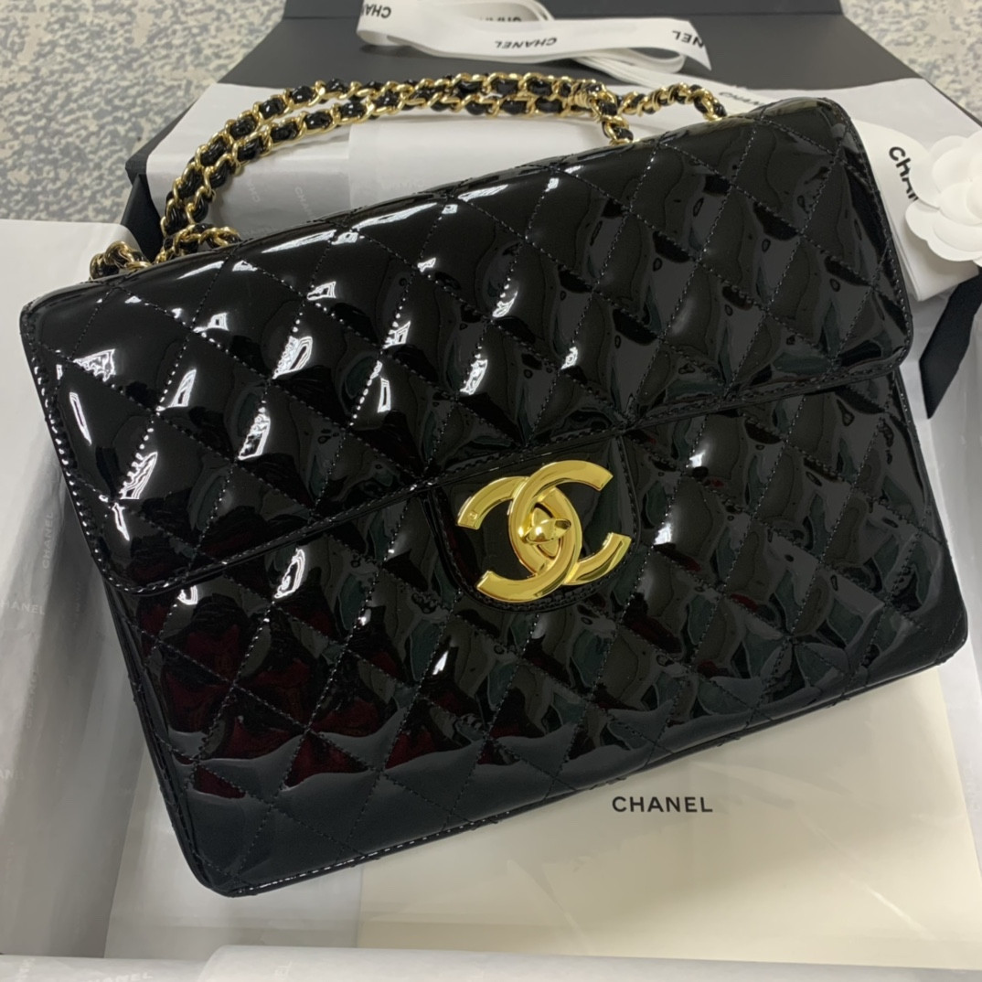 Ch@nel Vintage Flap Bag-30*21*8CM