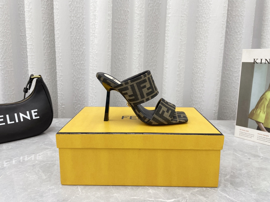 versace&F**di 2022ss sandals-10cm(eu35-41)