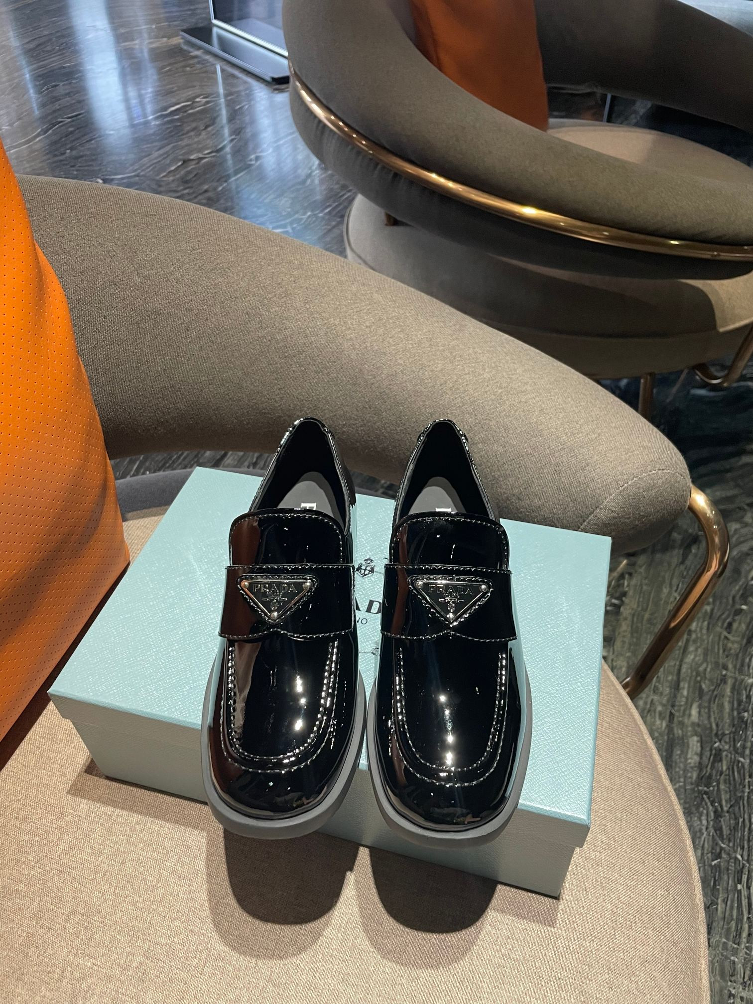 Pra*a boots 2023ss-3cm