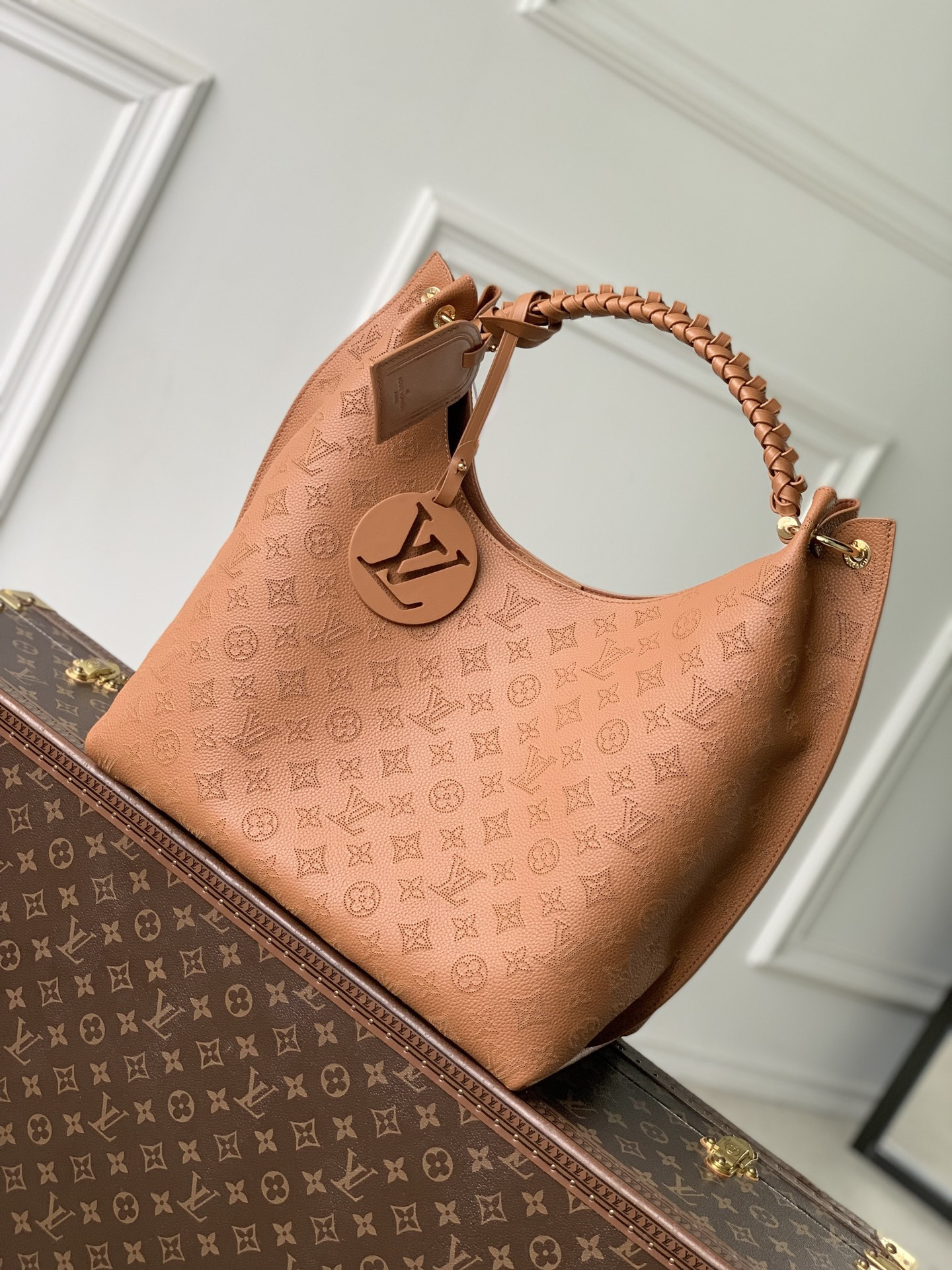 L0vis Vvtt0n Carmel Hobo Bag-35*40*17CM