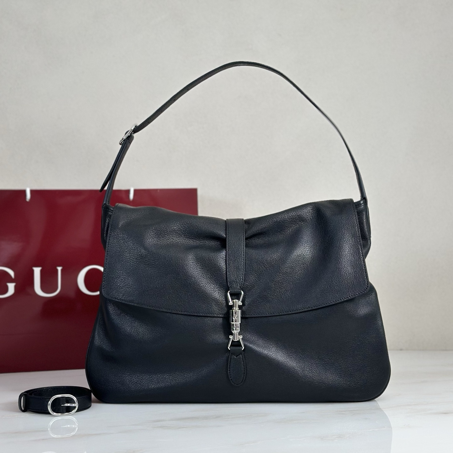 Gvc*1 Jackie Flap Large Crossbody Bag-43*29*5CM