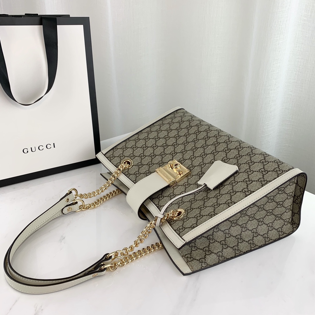G*u*i padlock bag-35x23x14cm