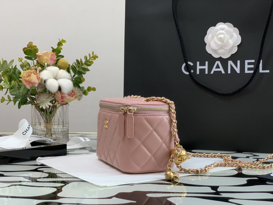 Ch@nel Cosmetic Bag-16.5×10×8CM