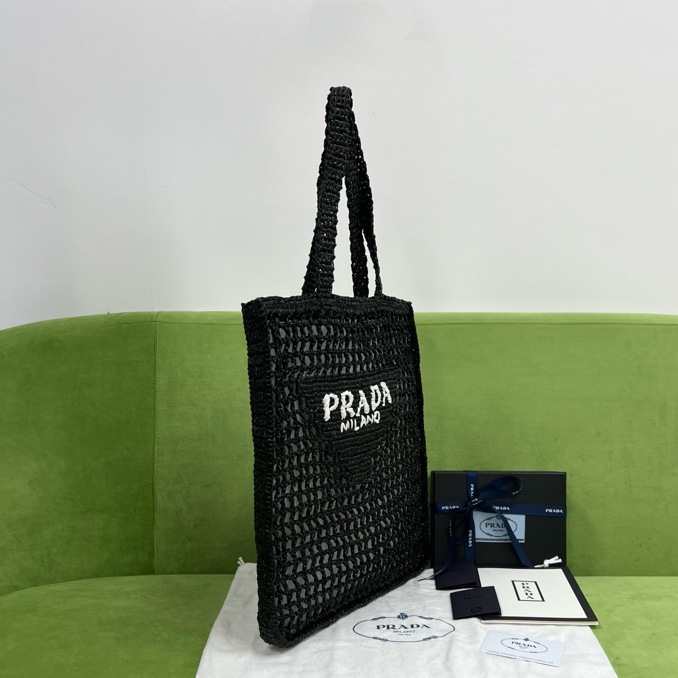 Pra*a 1bg393 tote-36x3x38cm