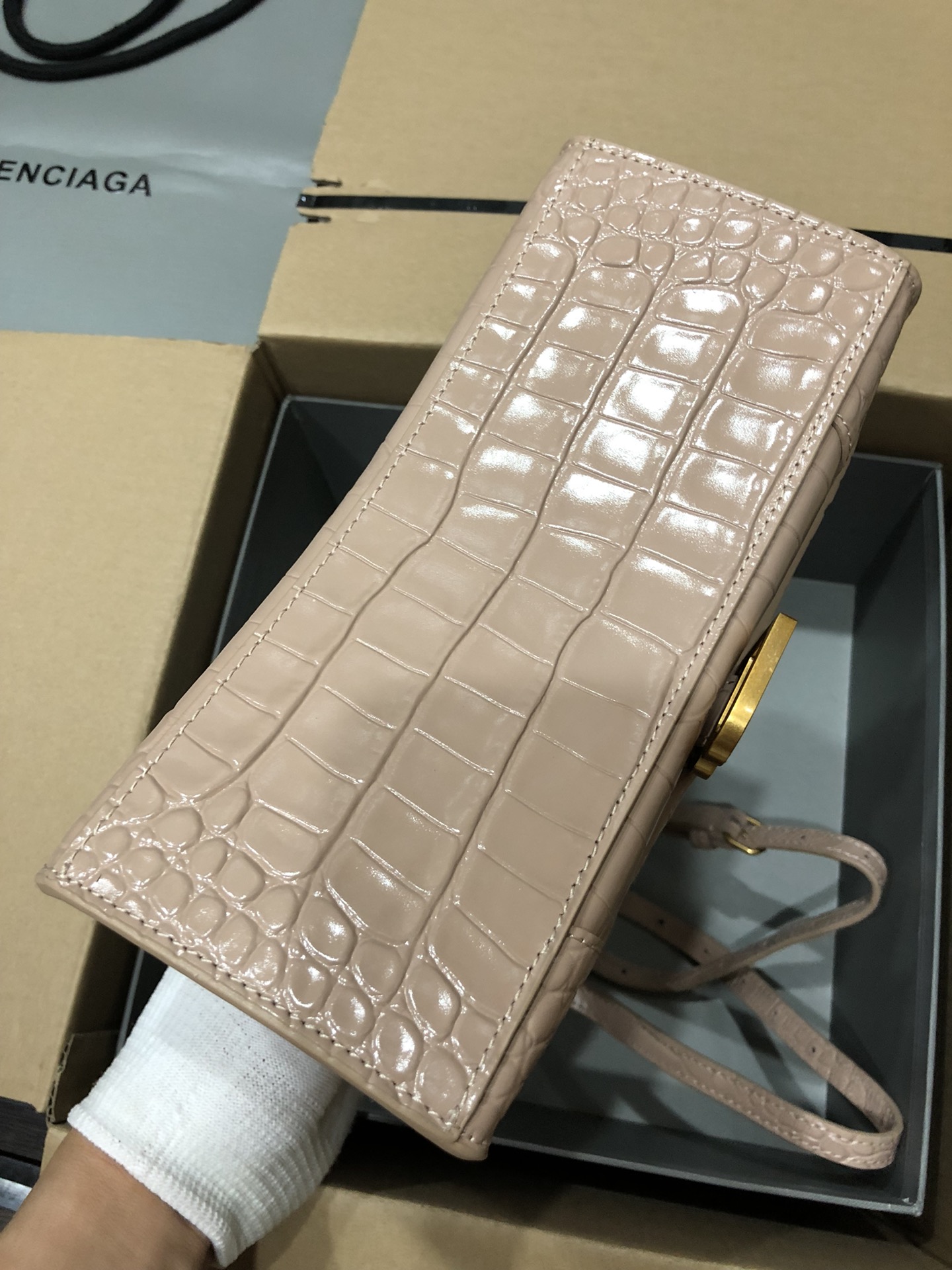 Ba*len*cia*ga hourglass bag-23x10x24cm