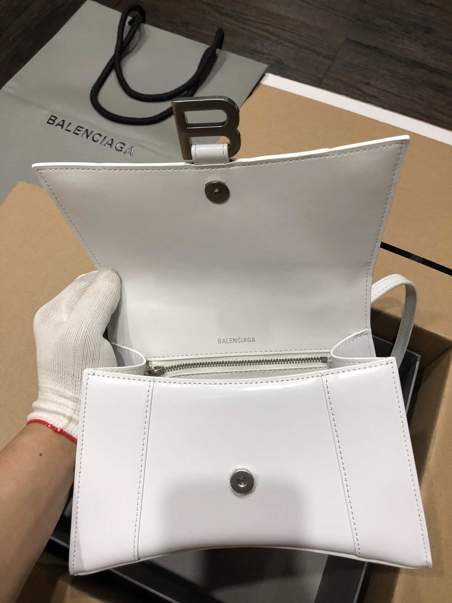 Ba*len*cia*ga hourglass bag-23x10x24cm