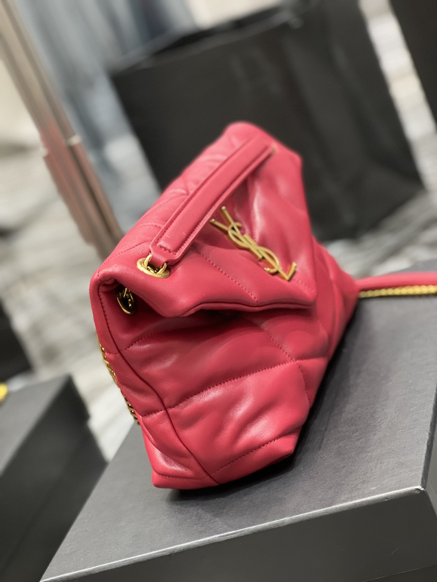 Y*L loulou puffer-lambskin leather