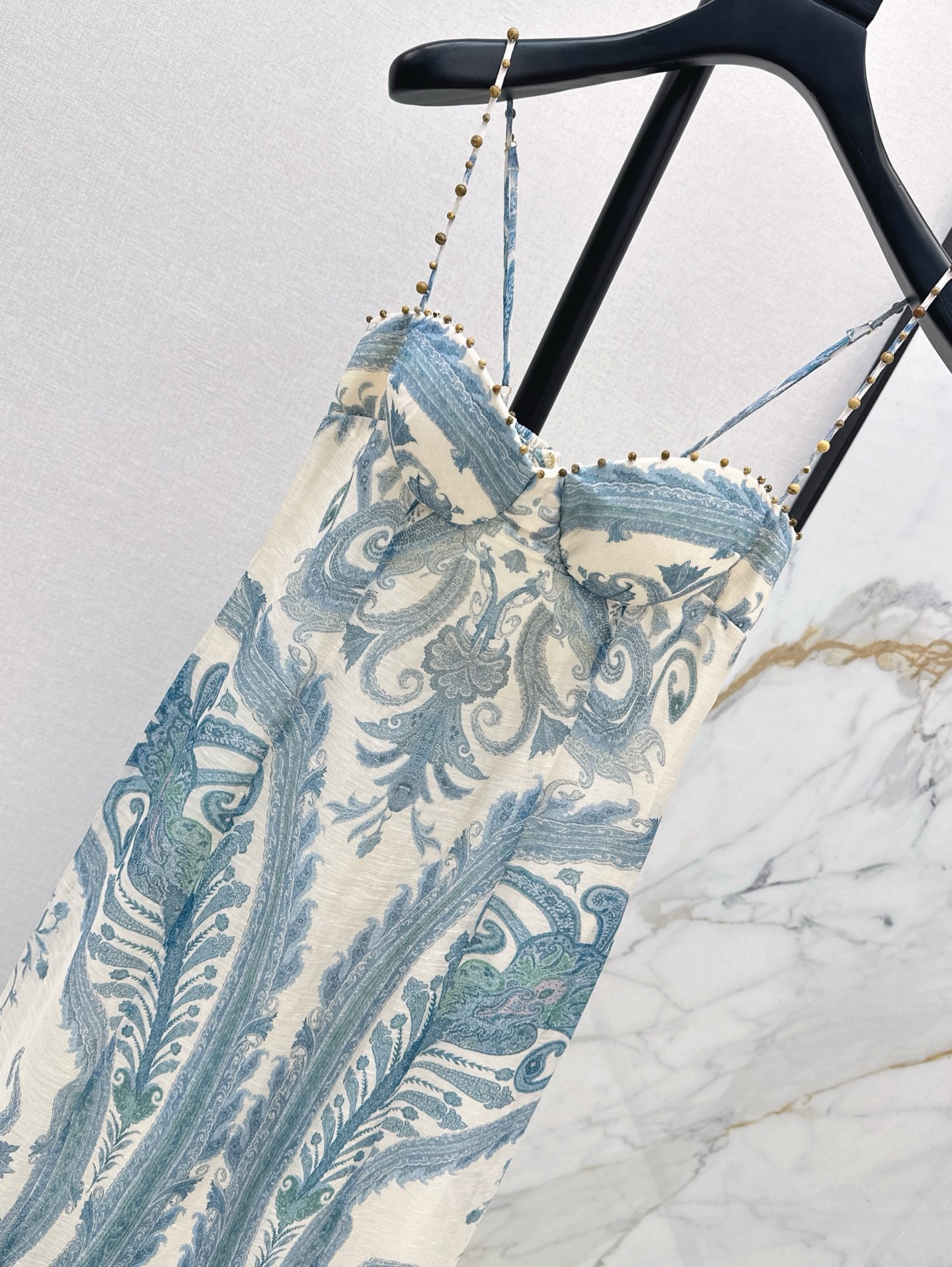 Zimmermann Illuminate Gown in Turquoise Paisley