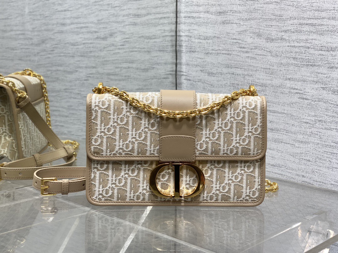 Di0r Montaigne Bag-25*16.5*8CM