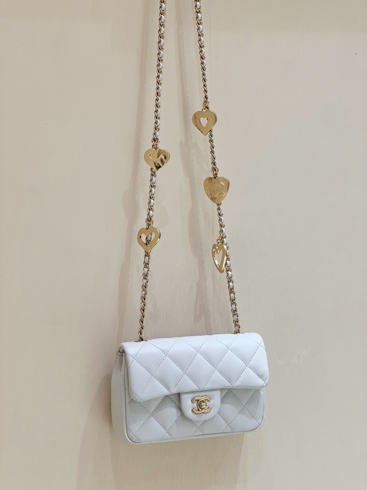 Ch@nel Flap Bag-12*19*7CM