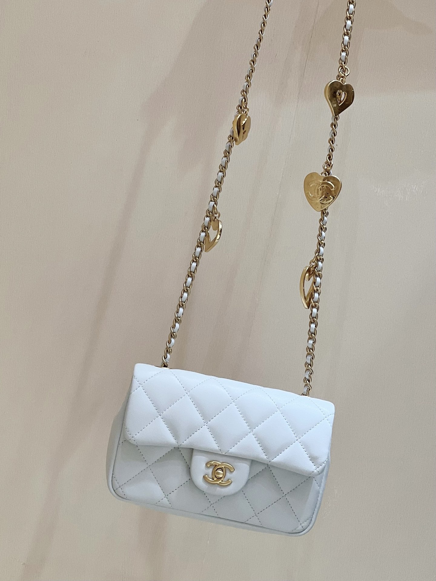 Ch@nel Flap Bag-12*19*7CM