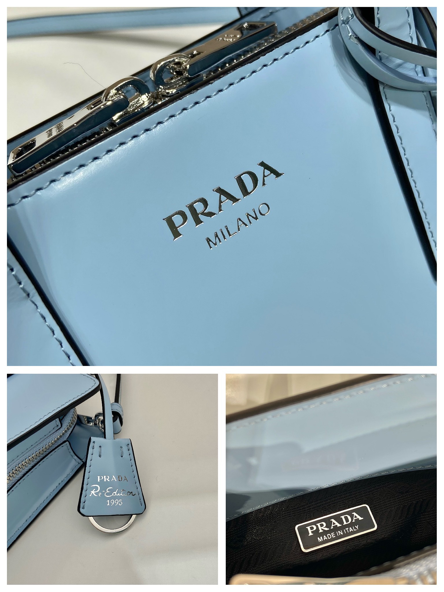 Pra*a re-edition 1ba357 tote bag-22*15*6.5cm