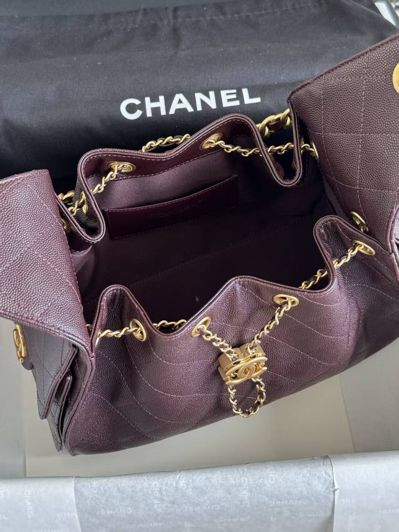 Ch@nel Bag--30*26*14CM