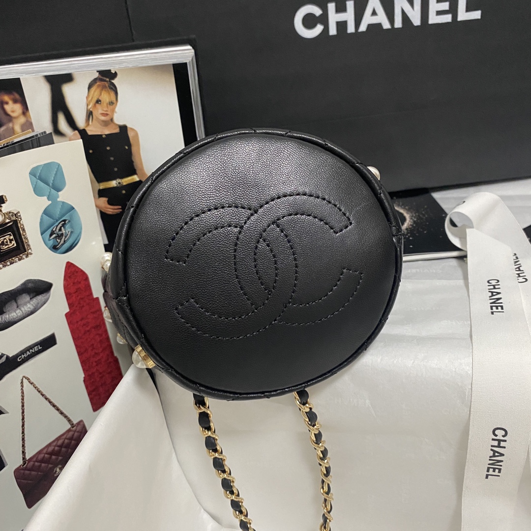 Ch@nel Cosmetic Bag-12×12×12CM