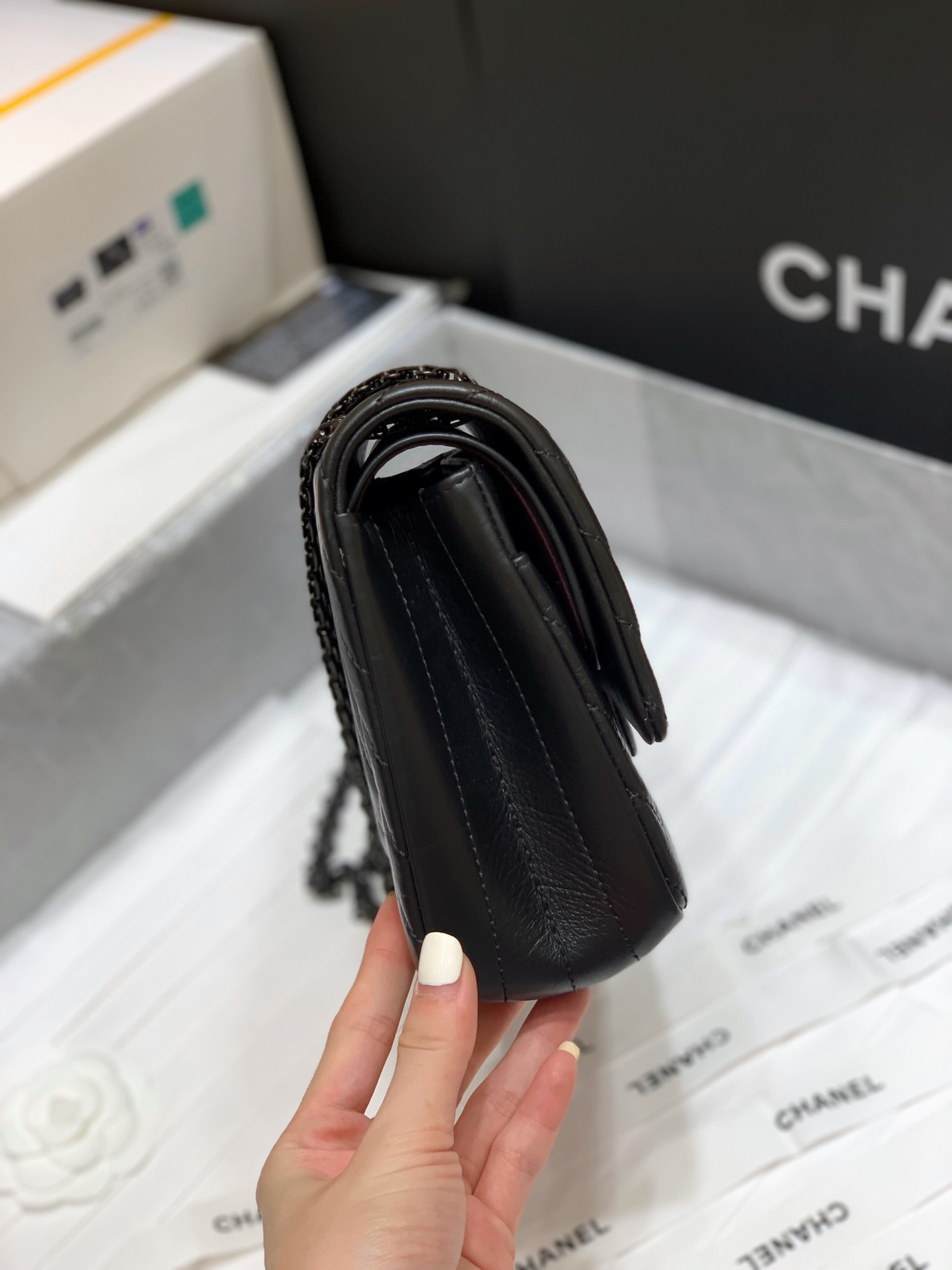 Ch@nel Reissue 2.55 Flap Bag -28CM