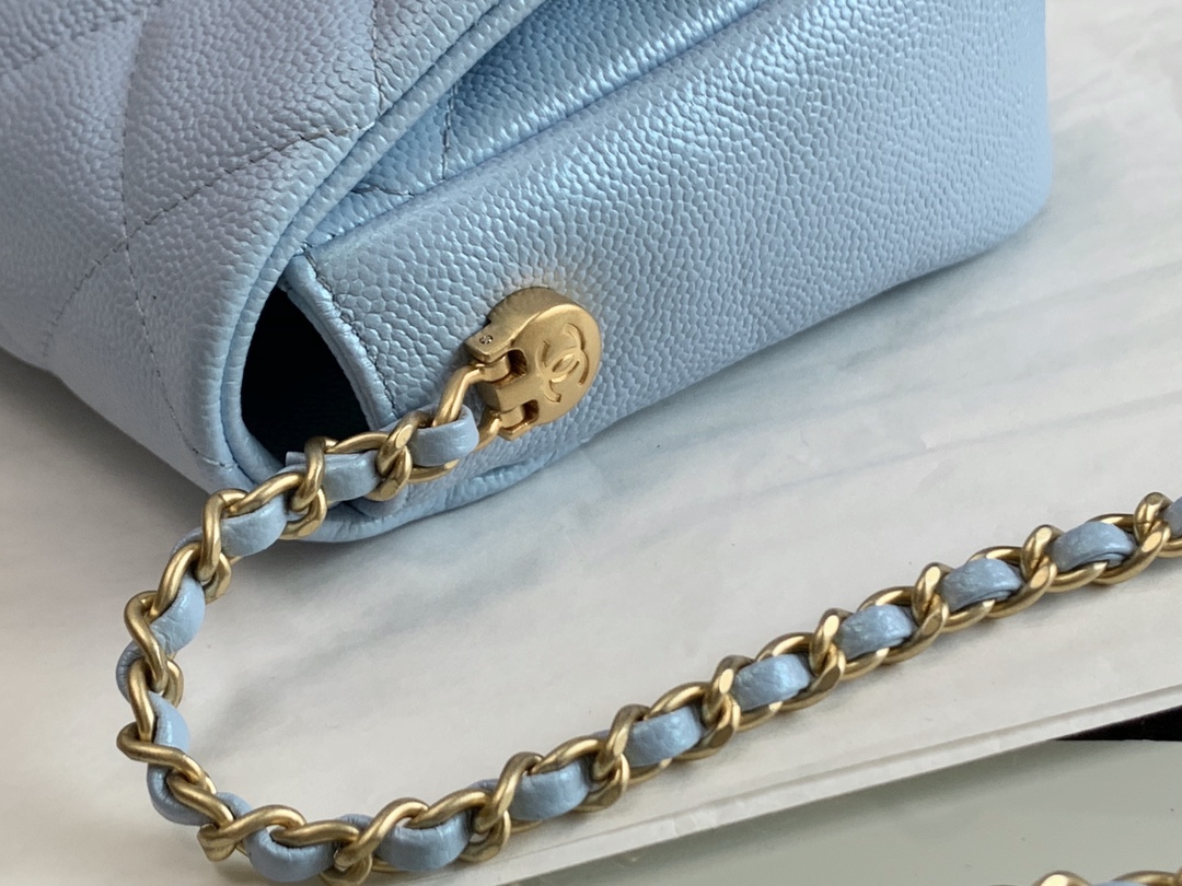 Ch@nel Flap Bag-13*19*6CM