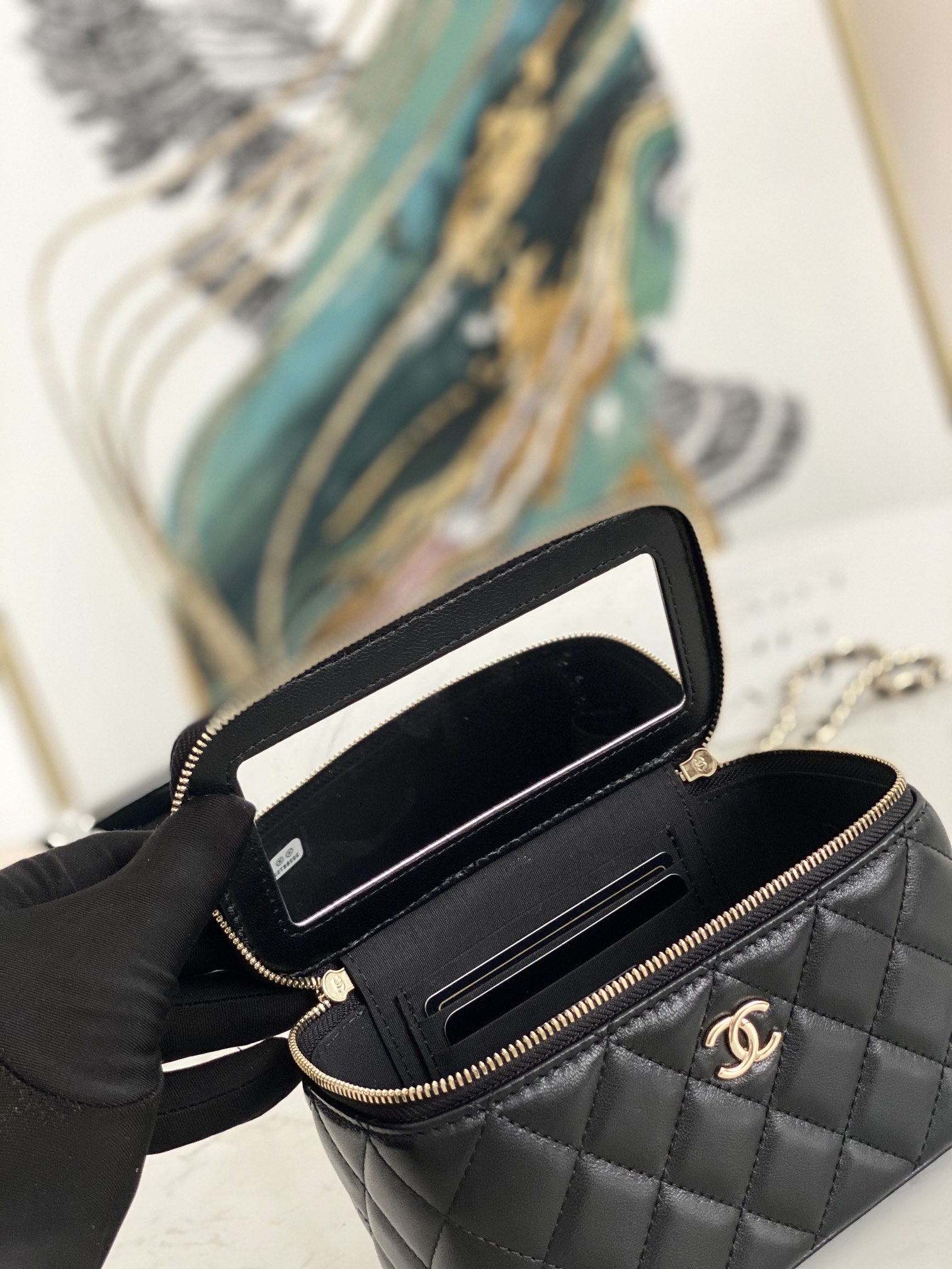 Ch@nel Cosmetic Bag-9.5*17* 8CM