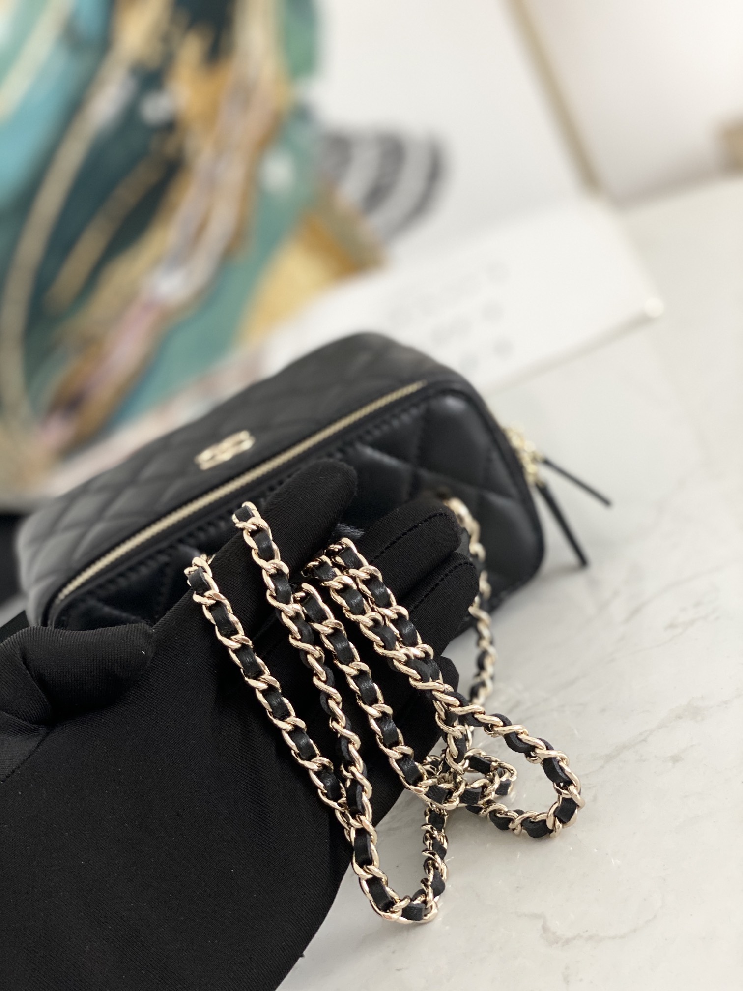 Ch@nel Cosmetic Bag-9.5*17* 8CM