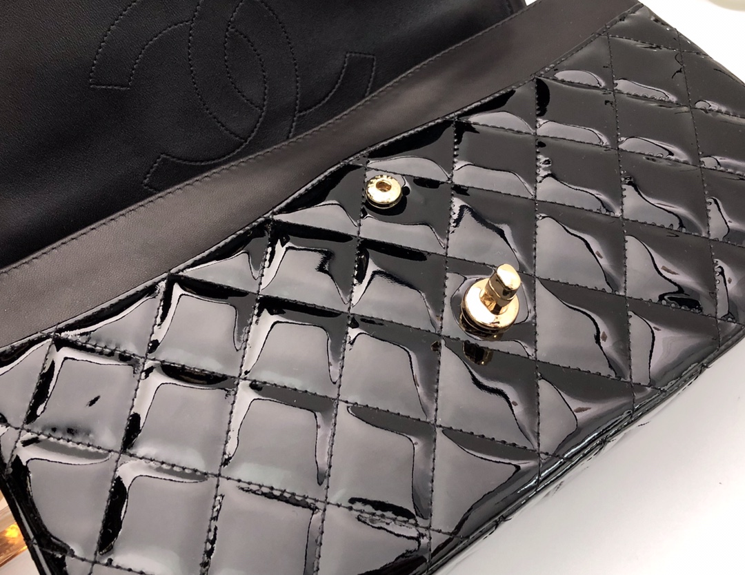 Ch@nel Flap Bag-Gold Hardware-30CM